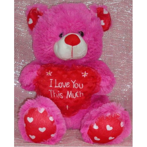 i love you pink teddy bear