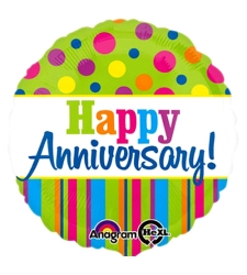 1pc beautiful anniversary mylar balloon to cebu