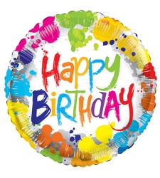 send 1pc. round shaped birthday mylar balloon to cebu