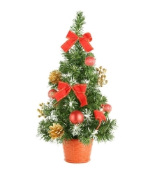 send 45cm red green christmas mini-tree to cebu