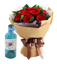 send 12 red roses with Message in Bottle to cebu