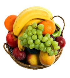 Heart Fruit Basket Online Order to Cebu