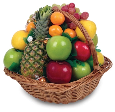 Flower Fruit Basket Online Order to Cebu